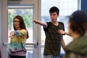 Oregon Shakespeare Festival visits West Albany High School.