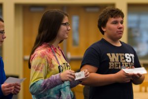 Oregon Shakespeare Festival visits West Albany High School.