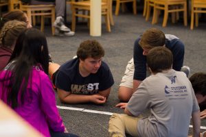 Oregon Shakespeare Festival visits West Albany High School.