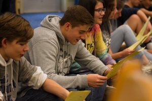 Oregon Shakespeare Festival visits West Albany High School.