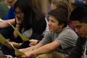 Oregon Shakespeare Festival visits West Albany High School.