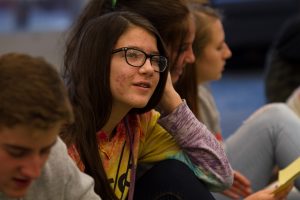 Oregon Shakespeare Festival visits West Albany High School.