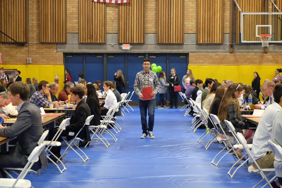 Albany High School seniors attend Youth Job Fair.