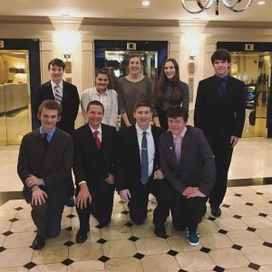 FBLA members at state conference in Portland.