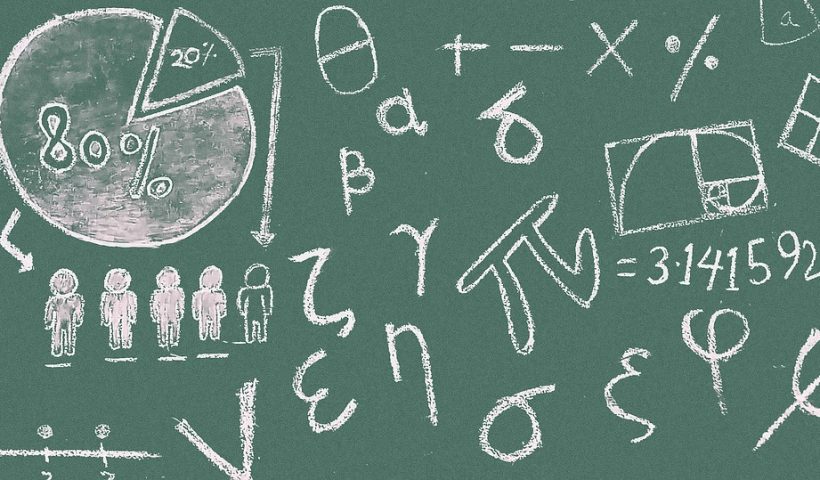 math on a chalk board