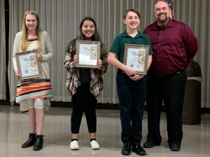 Memorial Optimist Club award winners