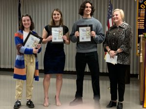 WAHS Optimist Club award winners