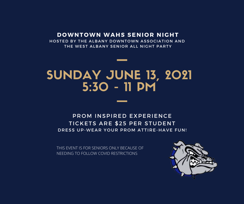 Senior Night - June 13th 5:30-11:00 p.m.