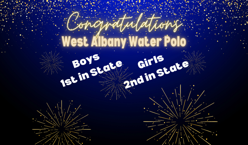 Congratulations West Albany Water Polo